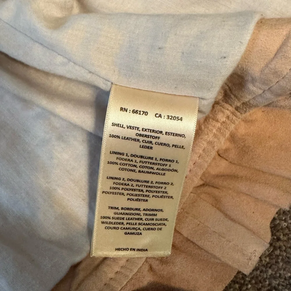 Anthropologie Elevenses Pink/Blush Leather & Suede Jacket (read details!) - Picture 6 of 9